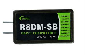 CORONA 2.4Ghz 8-Ch Receiver R8DM-SB 